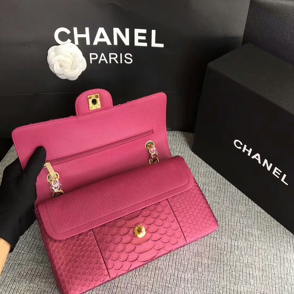 Chanel Original Python Leather Shoulder Bag CF1112B