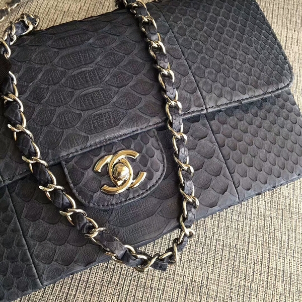 Chanel Original Python Leather Shoulder Bag CF1112C