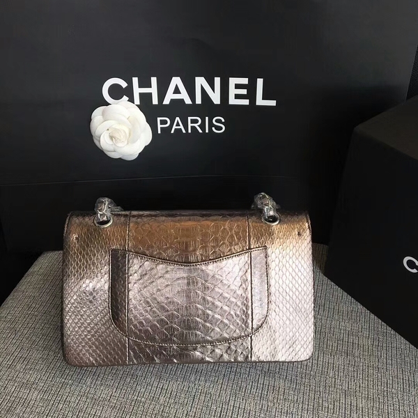 Chanel Original Python Leather Shoulder Bag CF1112D