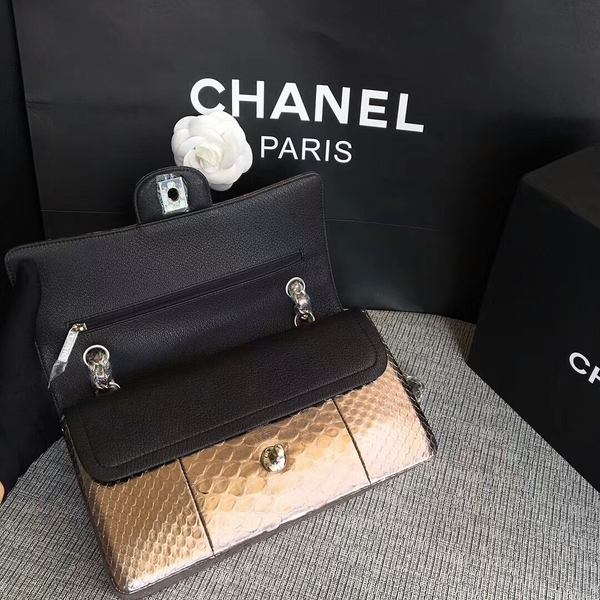 Chanel Original Python Leather Shoulder Bag CF1112D