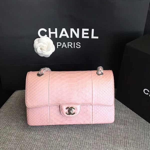 Chanel Original Python Leather Shoulder Bag CF1112E