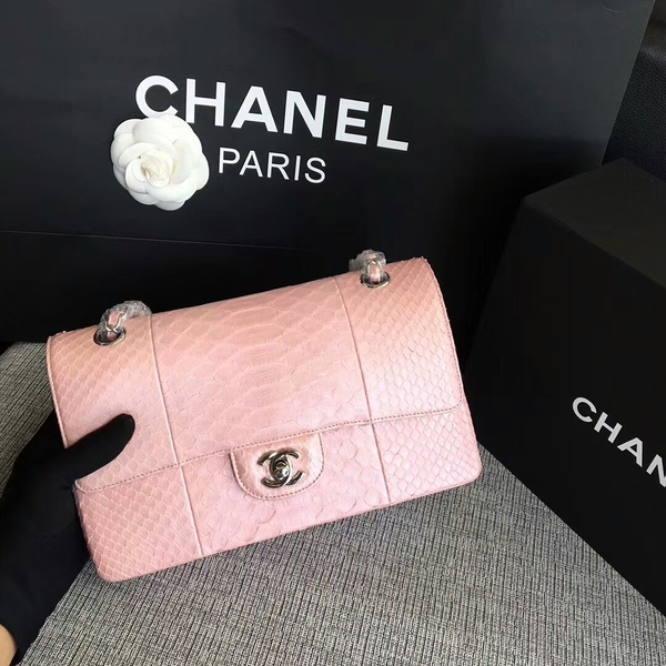 Chanel Original Python Leather Shoulder Bag CF1112E