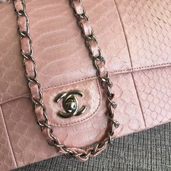 Chanel Original Python Leather Shoulder Bag CF1112E