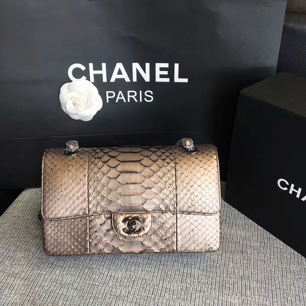 Chanel Original Python Leather Shoulder Bag CF1112F