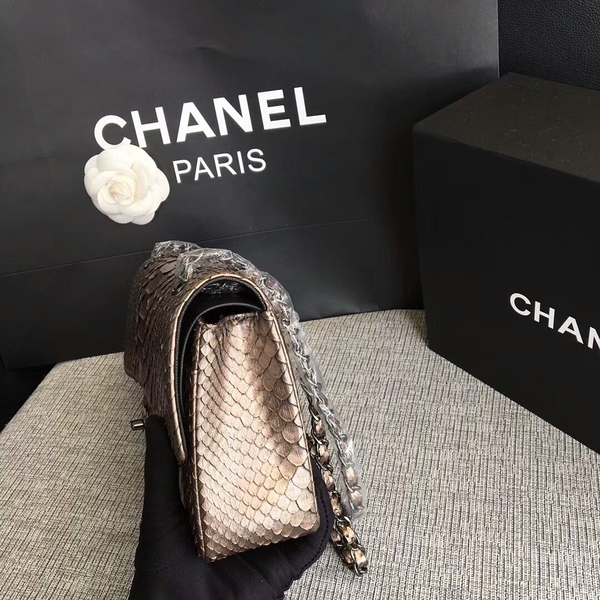 Chanel Original Python Leather Shoulder Bag CF1112F