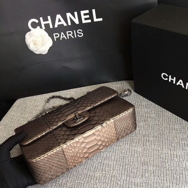 Chanel Original Python Leather Shoulder Bag CF1112F