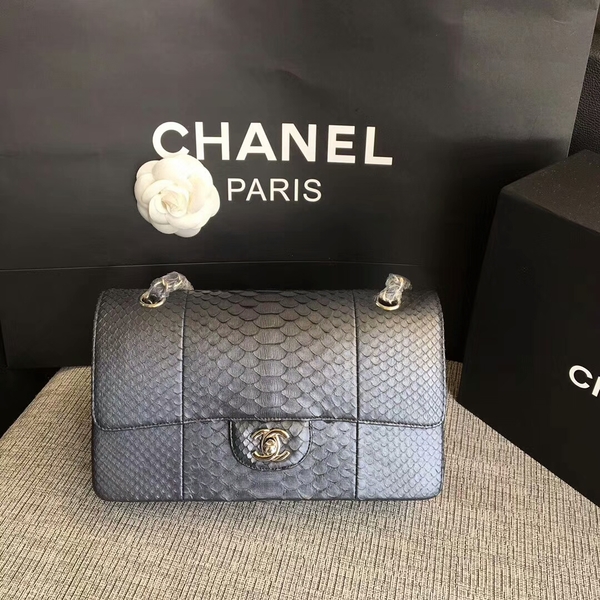 Chanel Original Python Leather Shoulder Bag CF1112H