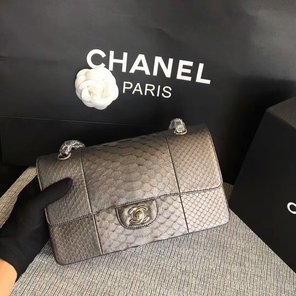 Chanel Original Python Leather Shoulder Bag CF1112I