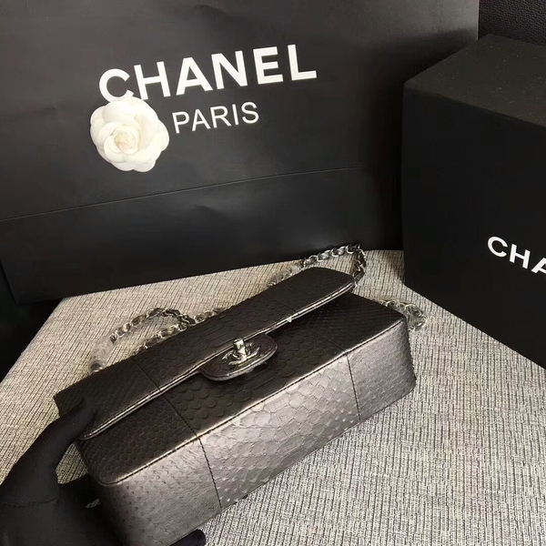 Chanel Original Python Leather Shoulder Bag CF1112I