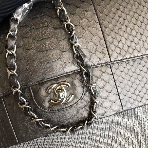 Chanel Original Python Leather Shoulder Bag CF1112I