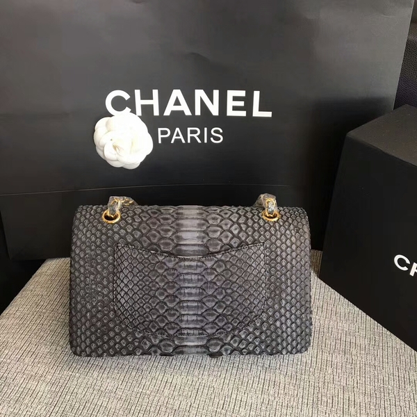 Chanel Original Python Leather Shoulder Bag CF1112J