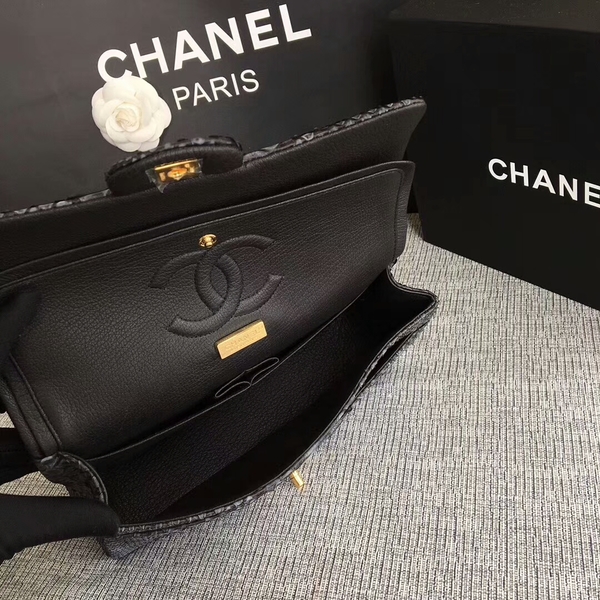 Chanel Original Python Leather Shoulder Bag CF1112J