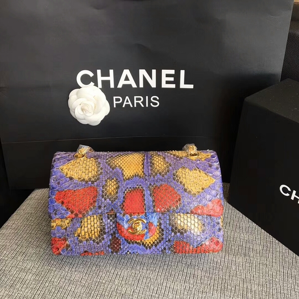 Chanel Original Python Leather Shoulder Bag CF1112K