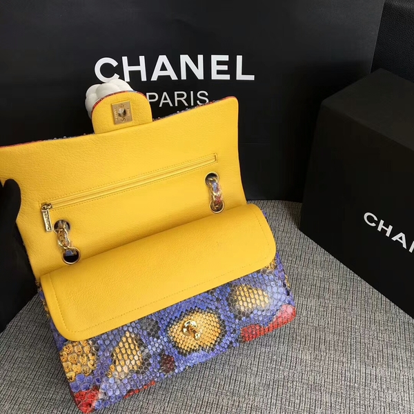 Chanel Original Python Leather Shoulder Bag CF1112K