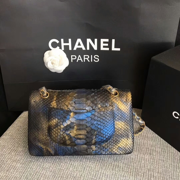 Chanel Original Python Leather Shoulder Bag CF1112L