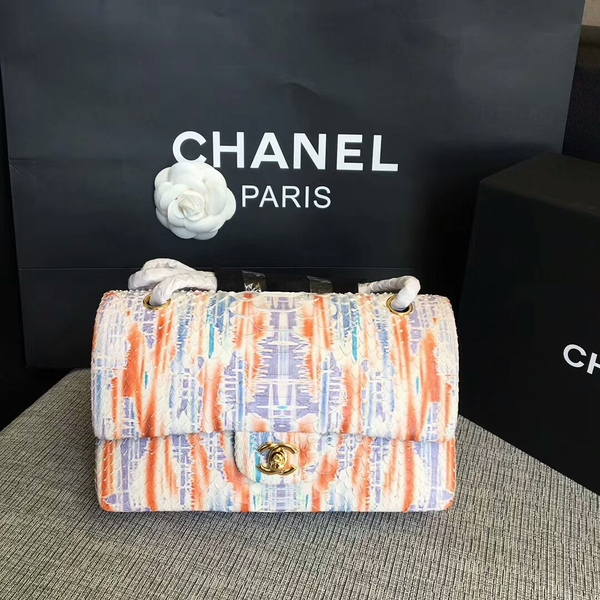 Chanel Original Python Leather Shoulder Bag CF1112N