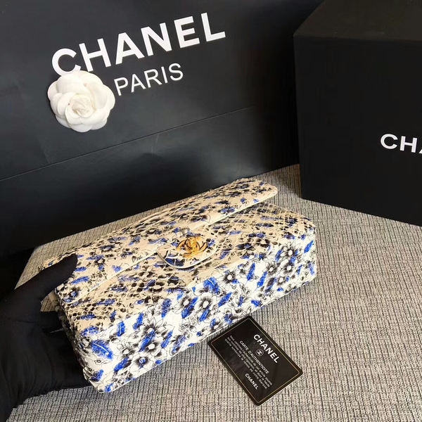 Chanel Original Python Leather Shoulder Bag CF1112Q