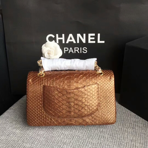 Chanel Original Python Leather Shoulder Bag CF1112R