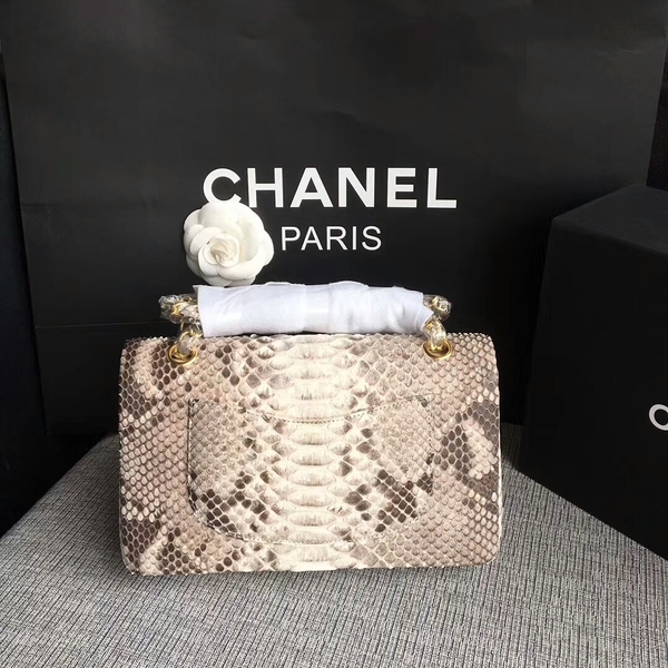 Chanel Original Python Leather Shoulder Bag CF1112S