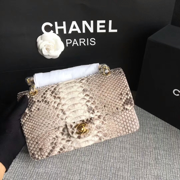 Chanel Original Python Leather Shoulder Bag CF1112S