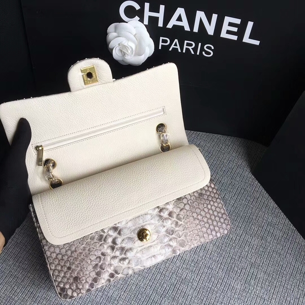 Chanel Original Python Leather Shoulder Bag CF1112S