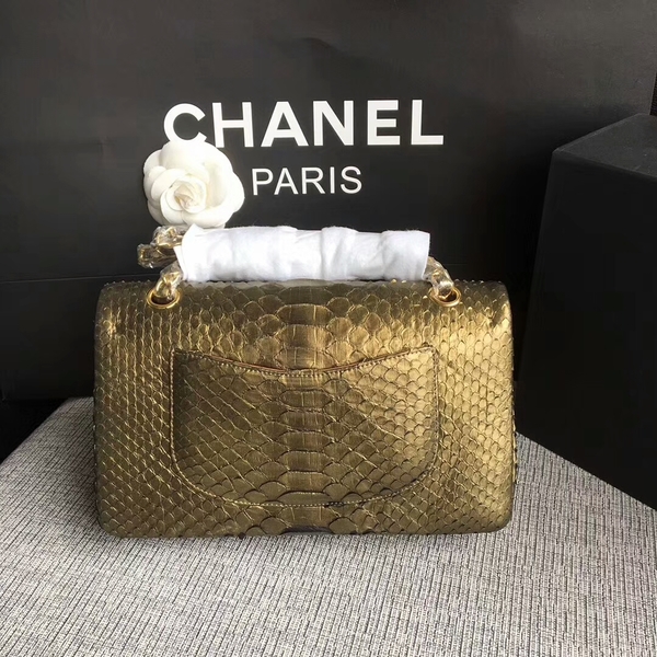 Chanel Original Python Leather Shoulder Bag CF1112T