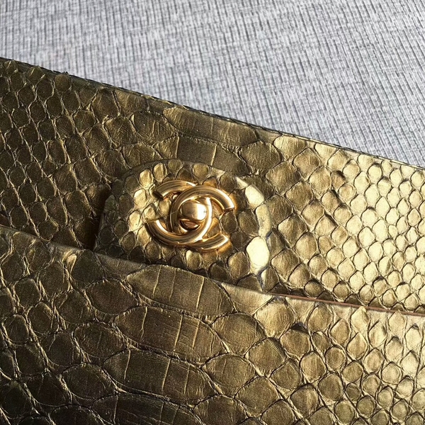 Chanel Original Python Leather Shoulder Bag CF1112T