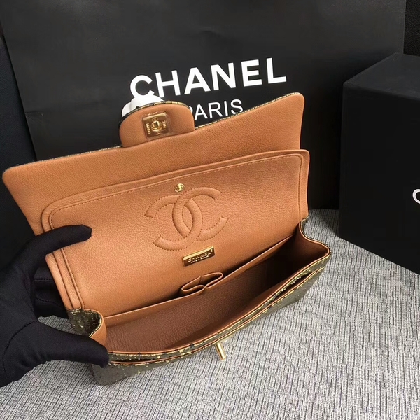 Chanel Original Python Leather Shoulder Bag CF1112T