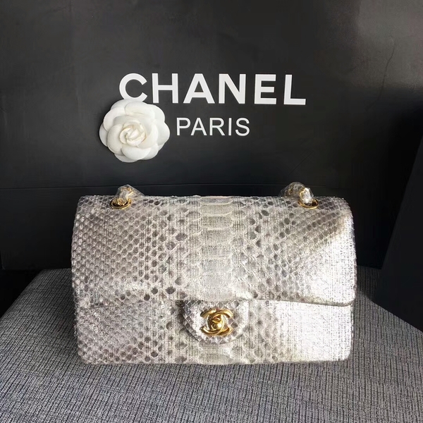 Chanel Original Python Leather Shoulder Bag CF1112U