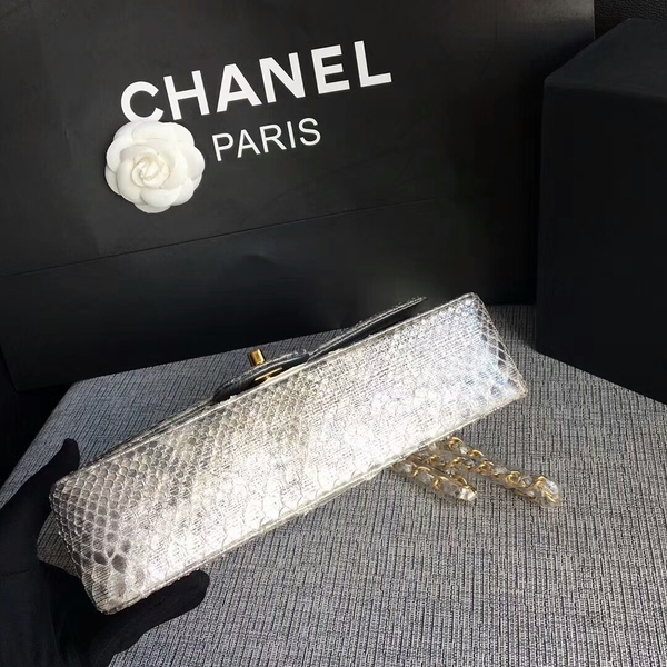 Chanel Original Python Leather Shoulder Bag CF1112U