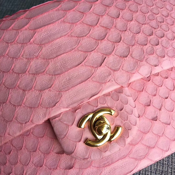 Chanel Original Python Leather Shoulder Bag CF1112V