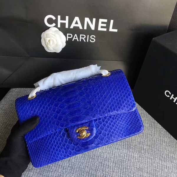 Chanel Original Python Leather Shoulder Bag CF1112W