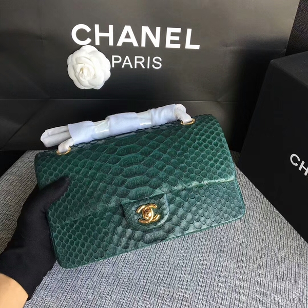 Chanel Original Python Leather Shoulder Bag CF1112X