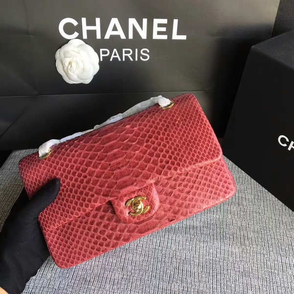Chanel Original Python Leather Shoulder Bag CF1112CA