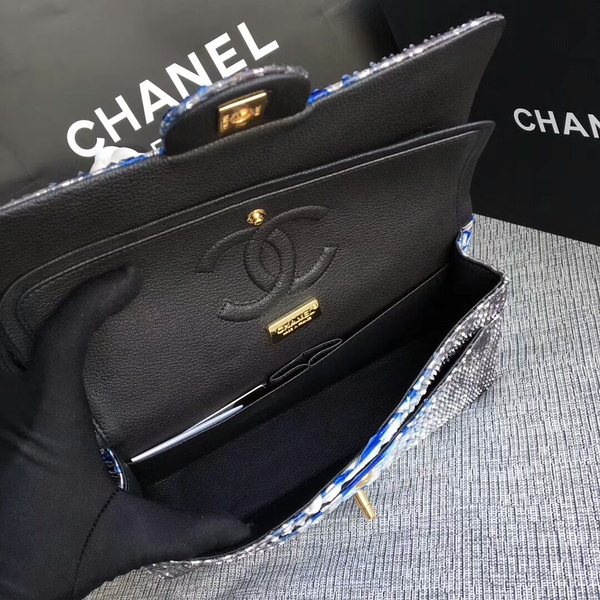 Chanel Original Python Leather Shoulder Bag CF1112Y