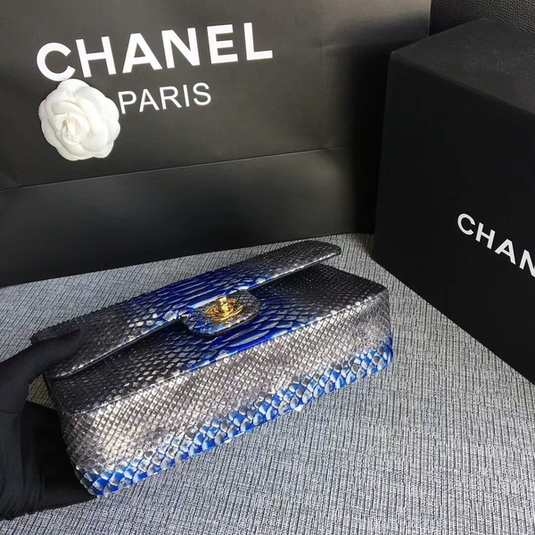 Chanel Original Python Leather Shoulder Bag CF1112Y