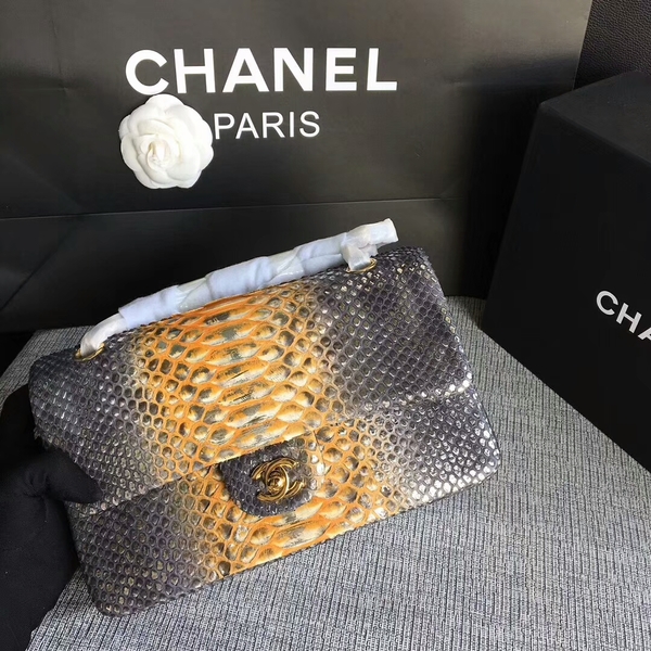 Chanel Original Python Leather Shoulder Bag CF1112Z