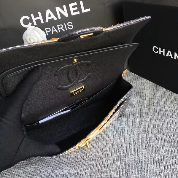 Chanel Original Python Leather Shoulder Bag CF1112Z