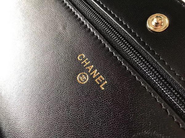 Chanel mini Flap Bag Original Leather A33814 Black