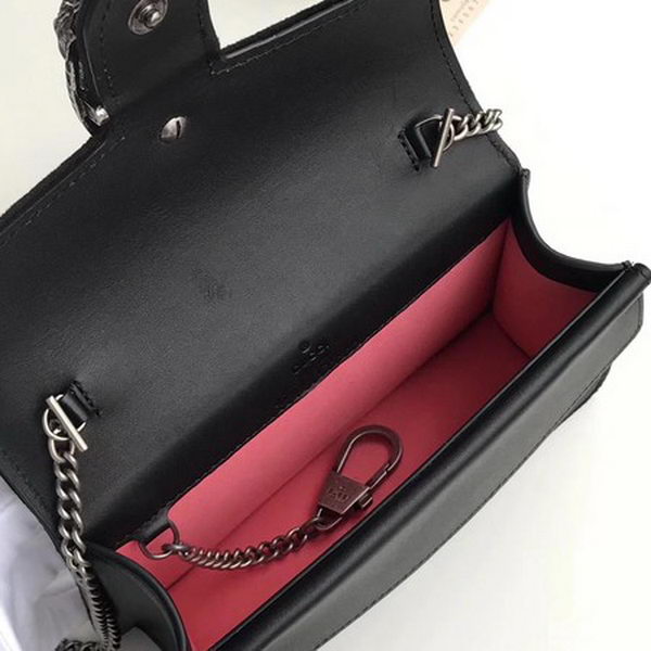 Gucci Dionysus Velvet Super mini Bag 476432 Black
