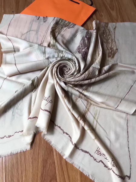 Hermes Cashmere Scarf H1102A