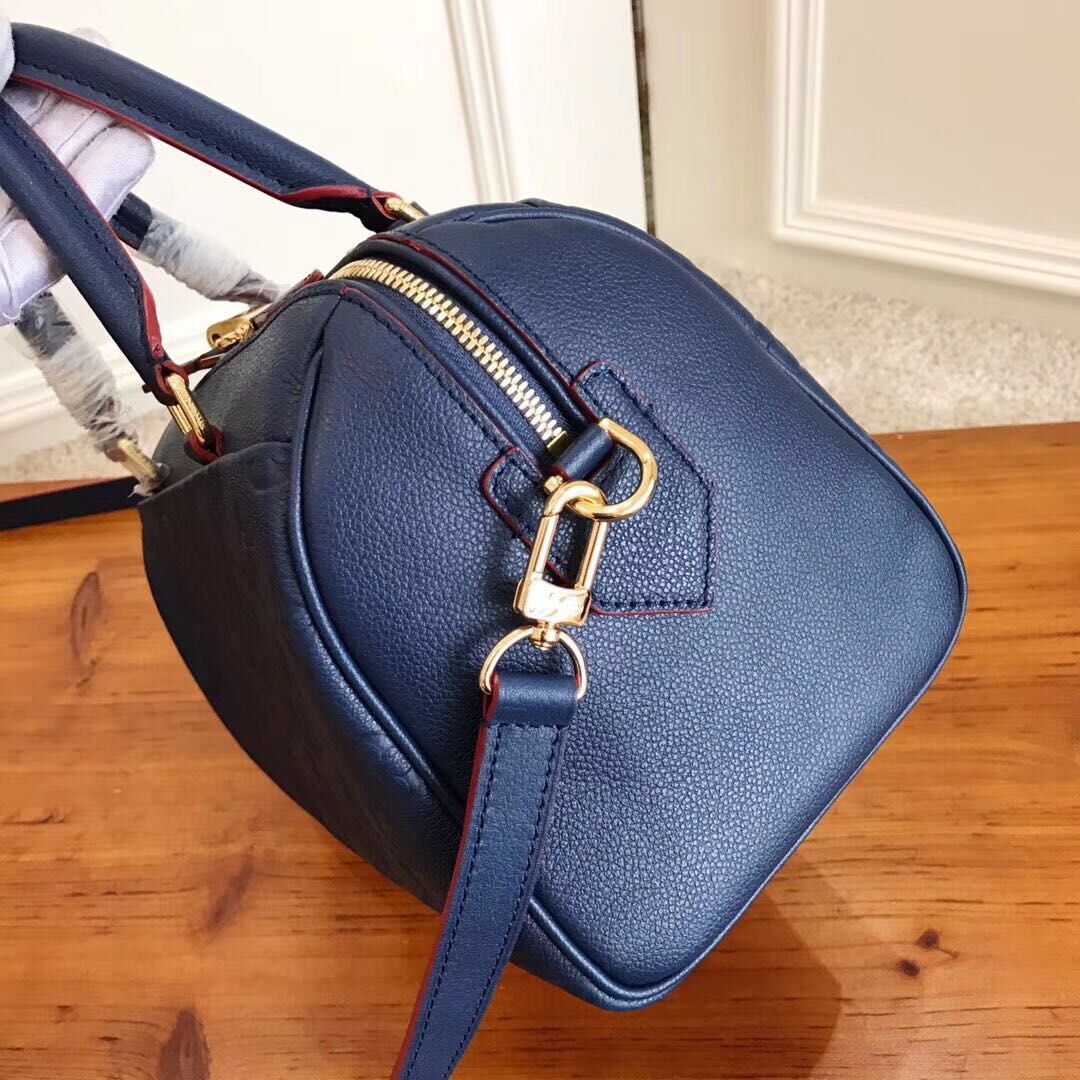 Louis Vuitton Monogram Empreinte SPEEDY Bag 42404 Blue