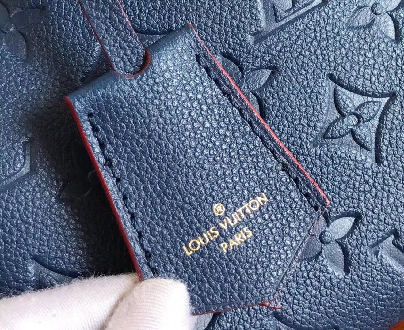 Louis Vuitton Monogram Empreinte SPEEDY Bag 42404 Blue