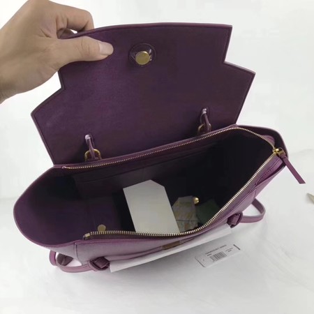 Celine Small Belt Bag Original Leather C9984 Purple