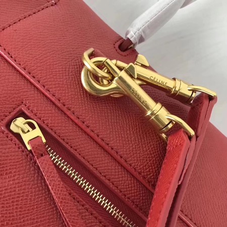 Celine Small Belt Bag Original Leather C9984 Red