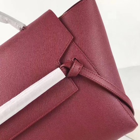 Celine Small Belt Bag Original Leather C9984 Wine