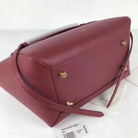 Celine Small Belt Bag Original Leather C9984 Wine