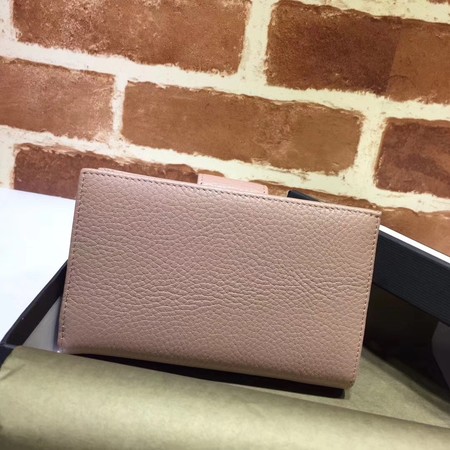 Gucci Calfskin Lether Wallet 337023 Pink