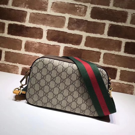 Gucci GG Supreme Messenger Bag 476466 Brown