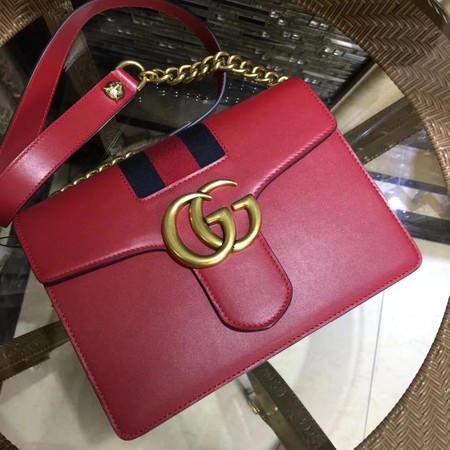 Gucci GG Marmont Leather Shoulder Bag 476468
